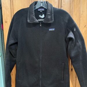Patagonia Black Zip-Up Fleece Jacket